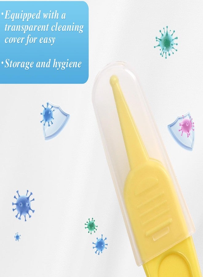 Clofiak 5Pcs Nose Cleaning Tweezers, 5 Colors Baby Nose Picker, Effective Booger Remover Tool, Navel & Ear Cleaner Clip for Baby's Care - Image 4